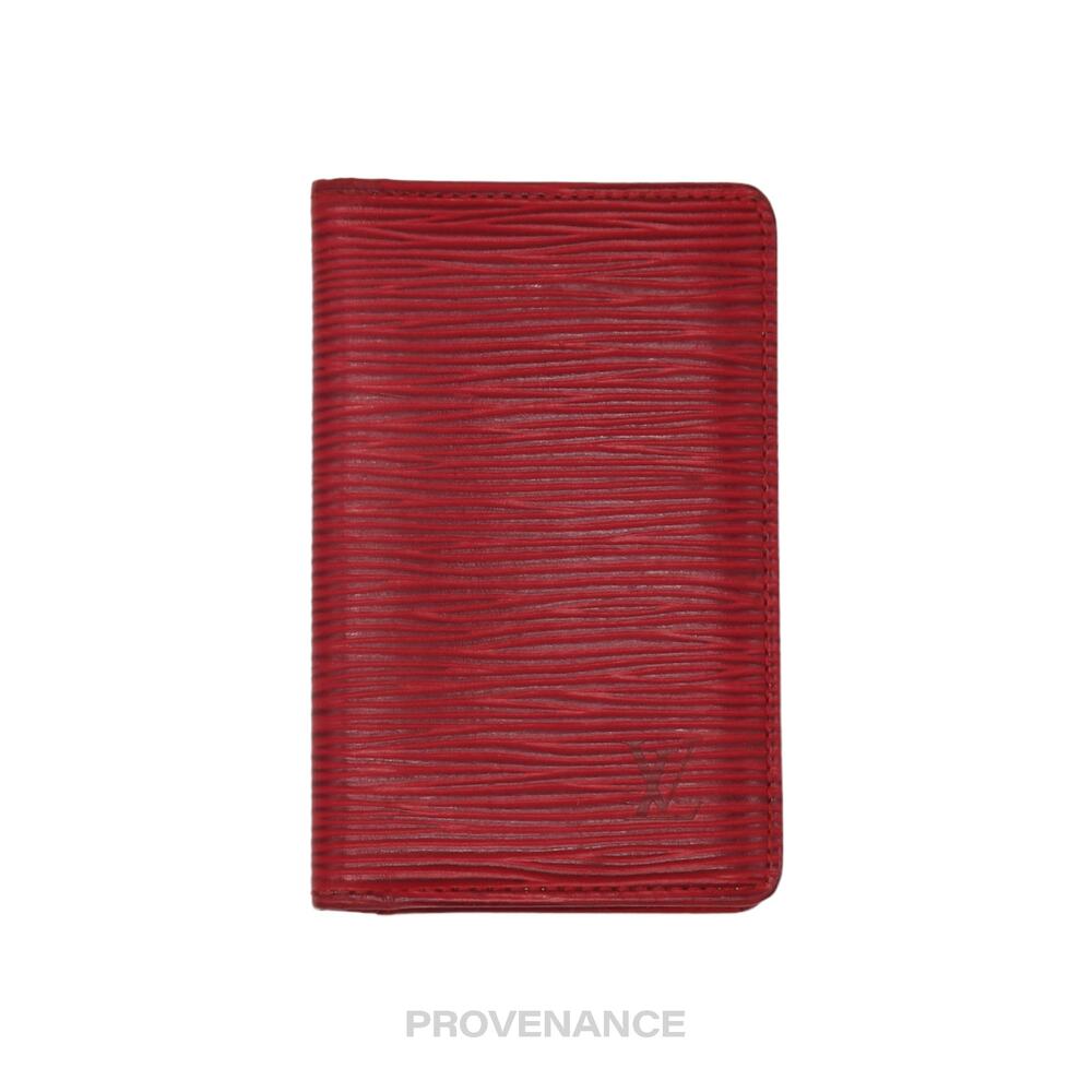🔴 Louis Vuitton Pocket Organizer  Wallet - Red Epi Leather - Picture 2 of 6
